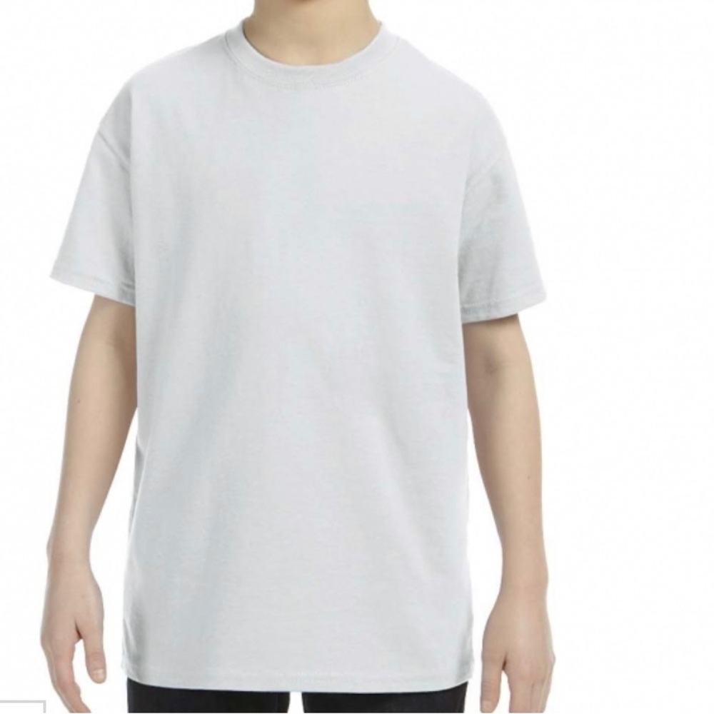 15 Bulk white youth gildan t shirts